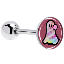 Load image into Gallery viewer, Disco Spirit Ghost Barbell Tongue Ring by Onyx O
