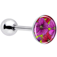 Load image into Gallery viewer, Blossom Creation Tropical Floral Flowers Barbell Tongue Ring by Onyx O
