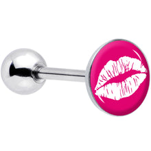 Load image into Gallery viewer, Red Hot Lips Barbell Tongue Ring by Onyx O
