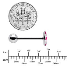 Load image into Gallery viewer, Red Hot Lips Barbell Tongue Ring by Onyx O
