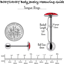 Load image into Gallery viewer, Kiss Me Candy Heart Barbell Tongue Ring by Onyx O

