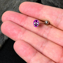 Load image into Gallery viewer, Panda Love Barbell Tongue Ring by Onyx O
