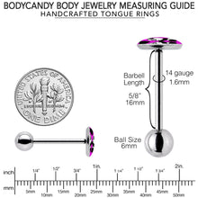 Load image into Gallery viewer, Panda Love Barbell Tongue Ring by Onyx O
