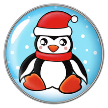 Load image into Gallery viewer, Snowfall Holiday Penguin Barbell Tongue Ring by Onyx O
