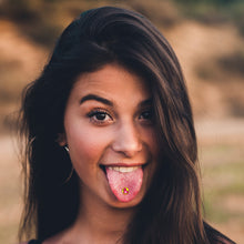 Load image into Gallery viewer, Pink Ducky Barbell Tongue Ring by Onyx O
