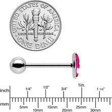 Load image into Gallery viewer, Pink Ducky Barbell Tongue Ring by Onyx O
