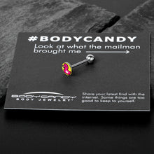 Load image into Gallery viewer, Pink Ducky Barbell Tongue Ring by Onyx O
