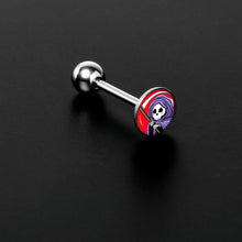 Load image into Gallery viewer, Grim Reaper Barbell Tongue Ring by Onyx O
