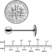 Load image into Gallery viewer, Grim Reaper Barbell Tongue Ring by Onyx O
