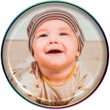 Load image into Gallery viewer, Custom Photo Rainbow Anodized Barbell Tongue Ring
