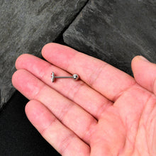 Load image into Gallery viewer, Christmas Peace Love Santa Barbell Tongue Ring by Onyx O
