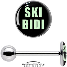 Load image into Gallery viewer, SKIBIDI Barbell Tongue Ring by Onyx O
