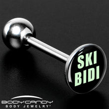 Load image into Gallery viewer, SKIBIDI Barbell Tongue Ring by Onyx O
