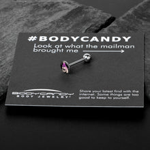 将图片加载到图库查看器，Burning Skull Candle Barbell Tongue Ring by Onyx O
