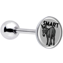 Load image into Gallery viewer, Donkey Smart Ass Barbell Tongue Ring by Onyx O
