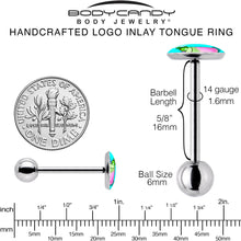 将图片加载到图库查看器，Summer Drink Barbell Tongue Ring by Onyx O
