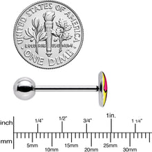 Load image into Gallery viewer, Yellow Ducky Barbell Tongue Ring by Onyx O
