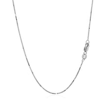 Load image into Gallery viewer, 14k White Gold Classic Box Chain 0.7mm
