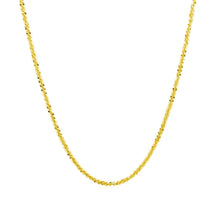 Load image into Gallery viewer, 14k Yellow Gold Sparkle Chain 1.5mm
