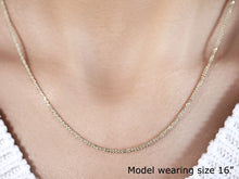 Load image into Gallery viewer, 14k Yellow Gold Sparkle Chain 1.5mm
