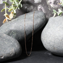 将图片加载到图库查看器，14k Rose Gold Classic Box Chain 0.45mm
