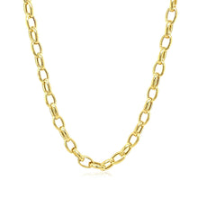 Load image into Gallery viewer, 4.6mm 14k Yellow Gold Oval Rolo Chain
