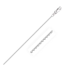 Load image into Gallery viewer, 18k White Gold Round Cable Chain 1.5mm
