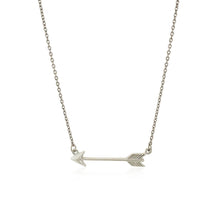 Load image into Gallery viewer, Necklace with Arrow in Sterling Silver
