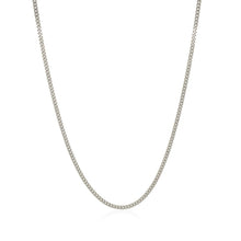 将图片加载到图库查看器，10k White Gold Gourmette Chain 1.5mm

