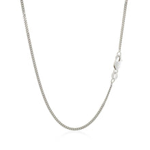将图片加载到图库查看器，10k White Gold Gourmette Chain 1.5mm

