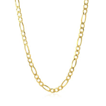 Load image into Gallery viewer, 10K Yellow Gold Solid Figaro Chain (3.70 mm)
