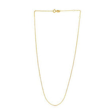 将图片加载到图库查看器，Adjustable Cable Chain in 14k Yellow Gold (0.97 mm)
