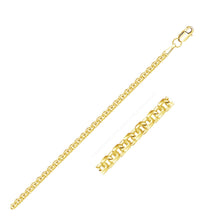 Load image into Gallery viewer, 3.0mm 14k Yellow Gold Forsantina Lite Cable Link Chain
