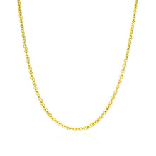 Load image into Gallery viewer, 14k Yellow Gold Forsantina Lite Cable Link Chain 1.9mm
