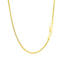 Load image into Gallery viewer, 14k Yellow Gold Forsantina Lite Cable Link Chain 1.9mm
