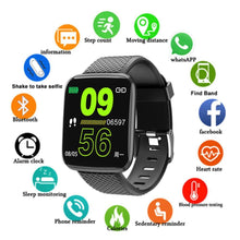 将图片加载到图库查看器，Sport Smart Watch For Men and  Women Blood Pressure Waterproof Ip67 Smartwatch Heart Rate Monitor Fitness Tracker Watch For Android IOS
