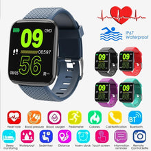 将图片加载到图库查看器，Sport Smart Watch For Men and  Women Blood Pressure Waterproof Ip67 Smartwatch Heart Rate Monitor Fitness Tracker Watch For Android IOS

