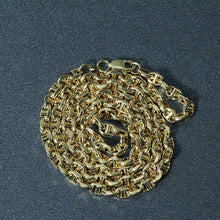 Load image into Gallery viewer, 4.5mm 14k Yellow Gold Anchor Chain
