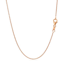 Load image into Gallery viewer, 14k Rose Gold Oval Cable Link Chain 0.97mm
