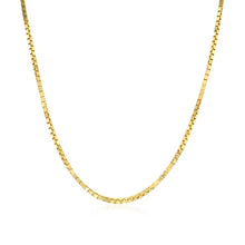 将图片加载到图库查看器，14k Yellow Gold Classic Box Chain 1.1mm
