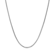 将图片加载到图库查看器，14k White Gold Franco Chain 1.2mm
