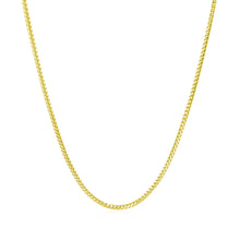 Load image into Gallery viewer, 14k Yellow Gold Franco Chain 1.2mm
