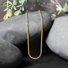 Load image into Gallery viewer, 14k Yellow Gold Franco Chain 1.2mm
