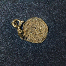 Load image into Gallery viewer, 14k Yellow Gold Singapore Chain 0.8mm
