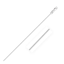 将图片加载到图库查看器，10k White Gold Gourmette Chain 1.0mm
