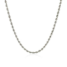 Load image into Gallery viewer, 2.25mm 14k White Gold Solid Diamond Cut Rope Chain

