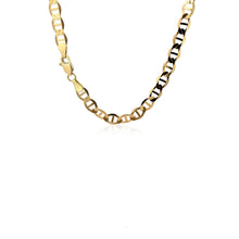 Load image into Gallery viewer, 5.5mm 10k Yellow Gold Mariner Link Chain

