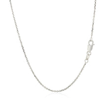 Load image into Gallery viewer, 14k White Gold Diamond Cut Cable Link Chain 1.1mm
