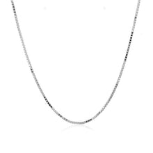 Load image into Gallery viewer, 10k White Gold Classic Box Chain 1.0mm
