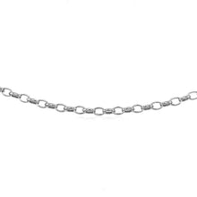 Load image into Gallery viewer, 3.2mm 14k White Gold Oval Rolo Chain
